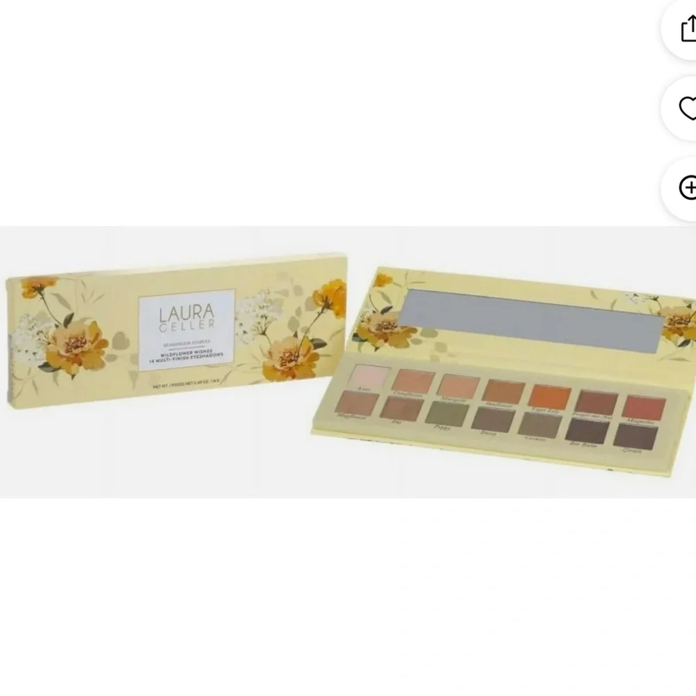 Laura Geller Wildflower Wishes Multi Finish Eyeshadows shimmering suede, velvety